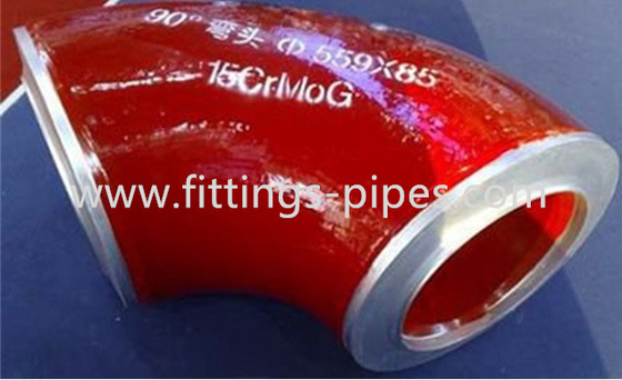 A335 P11 P22 Sch80 9-180 Degree Steel Pipe Elbow Fittings S31803  S32750