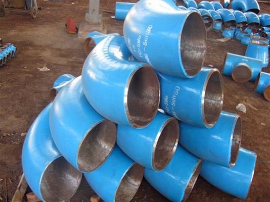 15CrMo P91 Baja Alloy Fittings Pipe Elbow Sand Blast