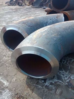 EN10253 Fittings pipa baja paduan standar Cat hitam lapisan untuk industri