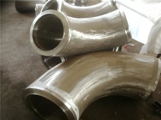 OEM DIN2605 Fittings Baja Alloy Tekanan Tinggi Tembok tebal siku Untuk Pipa